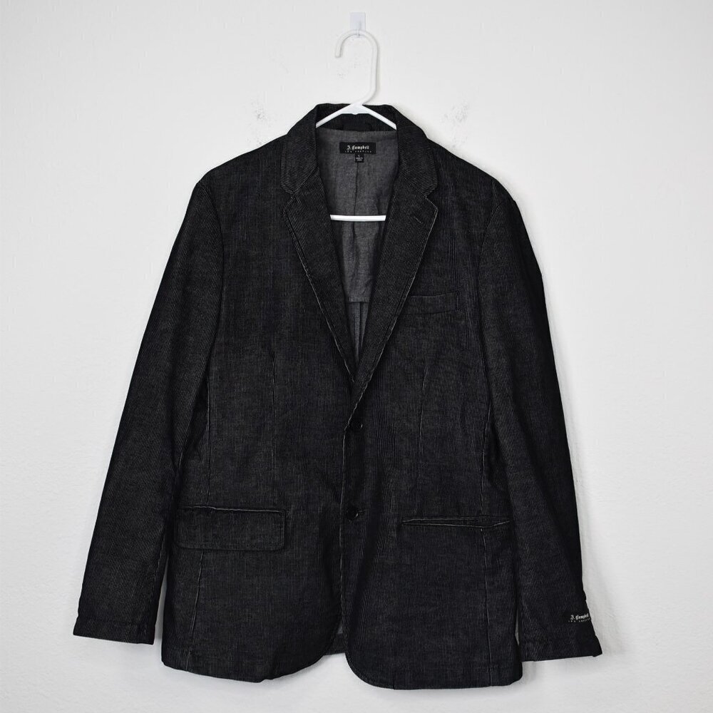 James Campbell Mens Corduroy Blazer Sz L Preppy Academia Grandpa 70s Business